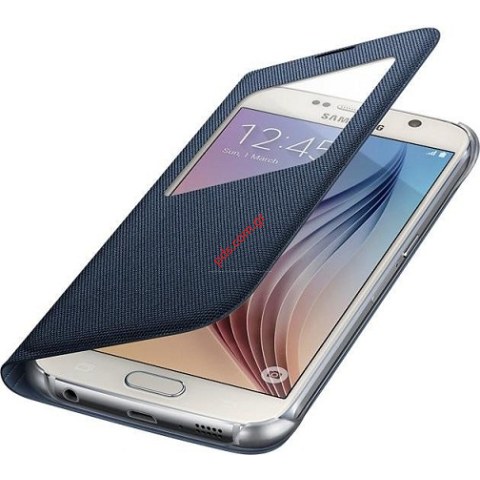 Γνήσια θήκη με πορτάκι S-View Cover Samsung Galaxy S6 Black Μαύρο (EF-CG920BB). Γνήσια θήκη με πορτάκι S-View Cover Samsung Galaxy S6 Black Μαύρο (EF-CG920BB).