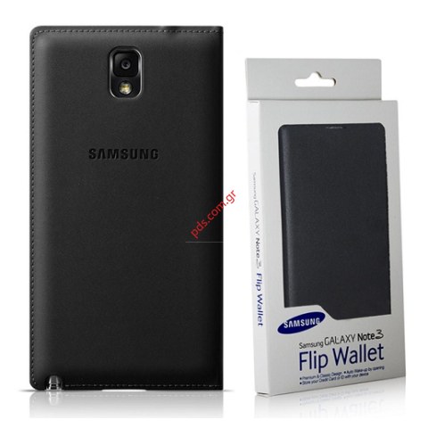 Original case flip book Samsung N9005 Note 3 Jet Black