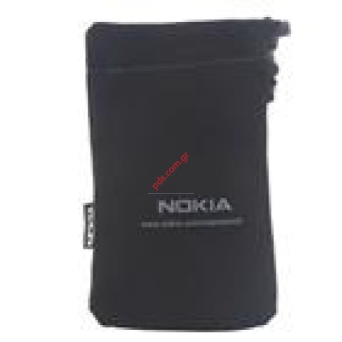 Γνήσια θήκη Nokia Carrying case Pouch NOKIA σε μαύρο χρώμα περιλαμβάνει λουράκι