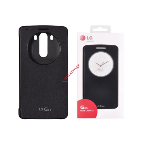 Original case S-View flip LG CCF-490G for G3 Mini D722 Black Original case S-View flip LG CCF-490G for G3 Mini D722 Black