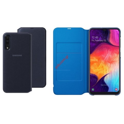 Γνήσια θήκη Samsung A30s A307 Flip Wallet Black σε μαύρο χρώμα (ΕΞΑΝΤΛΗΘΗΚΑΝ)