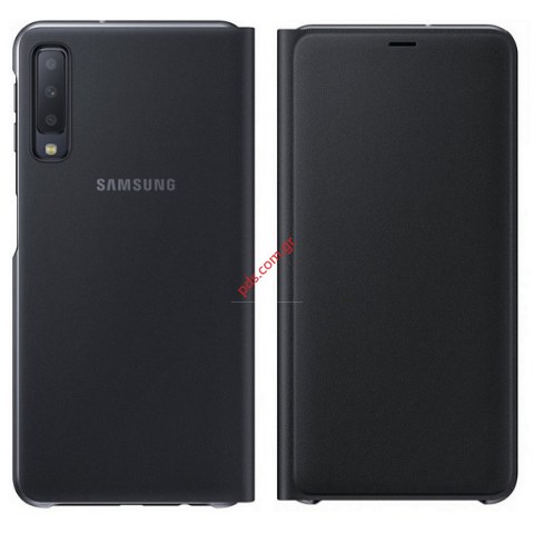 Γνήσια θήκη Samsung A750 Galaxy A7 2018 Black (EF-WA750PBEGWW) σε μαύρο χρώμα EU Blister (ΕΞΑΝΤΛΗΘΗΚΑΝ)