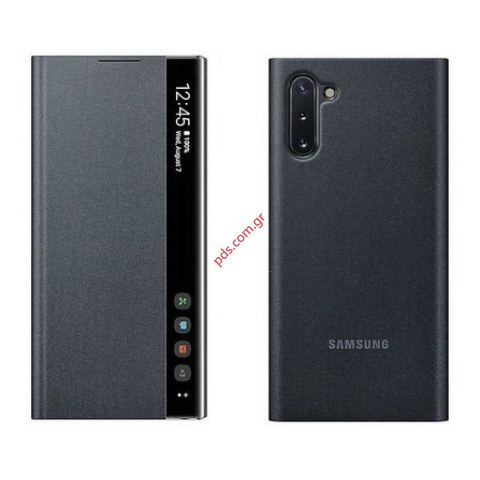 Γνήσια θήκη Samsung EF-ZN970CBE N970F Galaxy Note 10 Black Flip Clear View σε μαύρο χρώμα Blister Γνήσια θήκη Samsung EF-ZN970CBE N970F Galaxy Note 10 Black Flip Clear View σε μαύρο χρώμα Blister