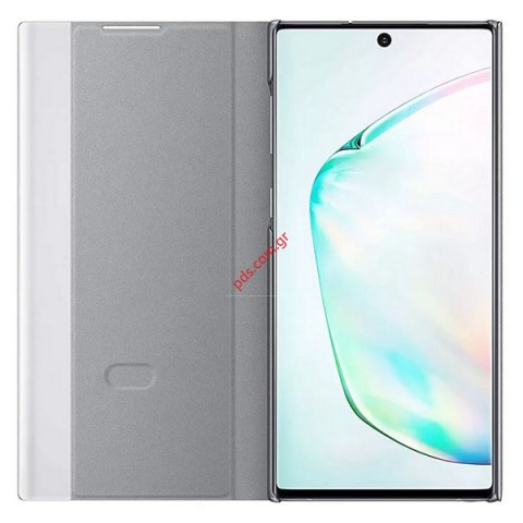 Original case book Samsung EF-ZN970CSEG N970F Galaxy Note 10 Flip Clear View Silver Blister