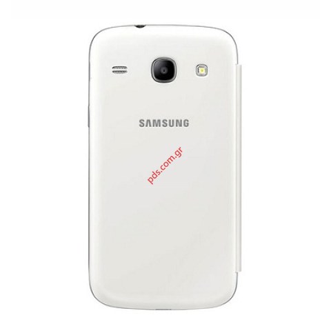Γνήσια θήκη Samsung Flip EF-FI826BWE Galaxy Core Duos (i8262) White (EU Blister) σε λευκό χρώμα