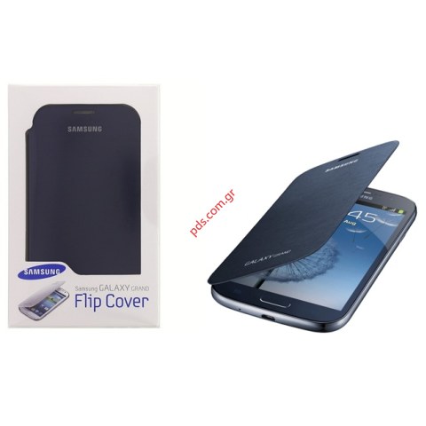 Γνήσια θήκη Samsung Flip Galaxy Grand i9082 Blue (BLISTER) EF-FI908BBE σε μπλέ χρώμα Γνήσια θήκη Samsung Flip Galaxy Grand i9082 Blue (BLISTER) EF-FI908BBE σε μπλέ χρώμα