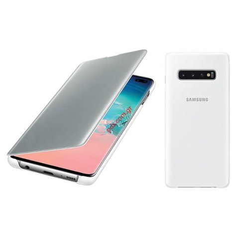 Γνήσια θήκη Samsung G975 Galaxy S10 Plus White Clear View Cover EF-ZG975CWE σε λευκό χρώμα EU NEW Blister (ΕΞΑΝΤΛΗΘΗΚΑΝ) Γνήσια θήκη Samsung G975 Galaxy S10 Plus White Clear View Cover EF-ZG975CWE σε λευκό χρώμα EU NEW Blister (ΕΞΑΝΤΛΗΘΗΚΑΝ)