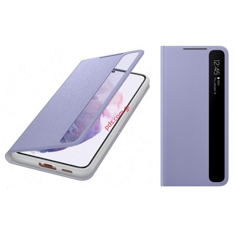 Γνήσια θήκη Samsung Galaxy S21+ 5G Clear View Cover EF-ZG996CVEGEE Lilla σε μωβ χρώμα Blister Γνήσια θήκη Samsung Galaxy S21+ 5G Clear View Cover EF-ZG996CVEGEE Lilla σε μωβ χρώμα Blister