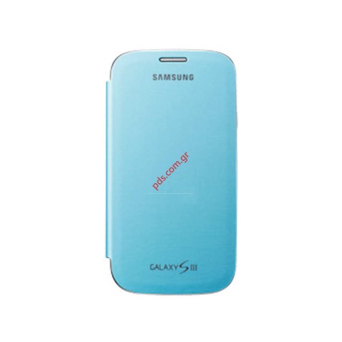 Γνήσια θήκη Samsung Galaxy S3 i9300 code EFC-1G6FLECSTD Γάλαζιο Light Blue