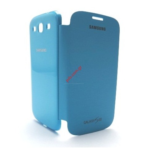 Γνήσια θήκη Samsung Galaxy S3 i9300 code EFC-1G6FLECSTD Γάλαζιο Light Blue