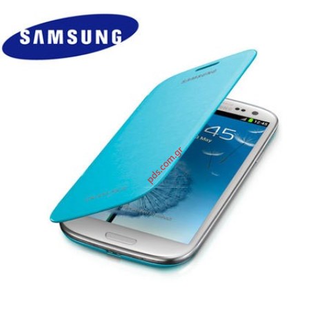Γνήσια θήκη Samsung Galaxy S3 i9300 code EFC-1G6FLECSTD Γάλαζιο Light Blue Γνήσια θήκη Samsung Galaxy S3 i9300 code EFC-1G6FLECSTD Γάλαζιο Light Blue