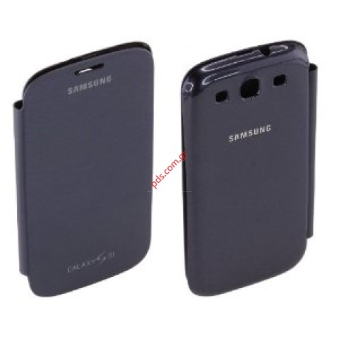 Γνήσια θήκη Samsung Galaxy S3 i9300 (EFC-1G6FBECSTD) Μπλέ Chrome Blue Bulk ΕΞΑΝΤΛΗΘΗΚΑΝ