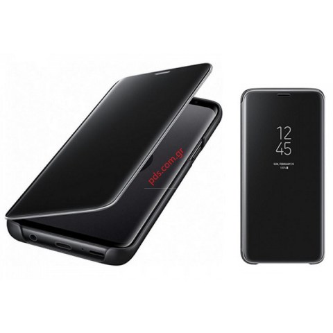 Γνήσια θήκη Samsung Galaxy S9 G960 Clear view Black σε μαύρο χρώμα (ΕΞΑΝΤΛΗΘΗΚΑΝ) Γνήσια θήκη Samsung Galaxy S9 G960 Clear view Black σε μαύρο χρώμα (ΕΞΑΝΤΛΗΘΗΚΑΝ)