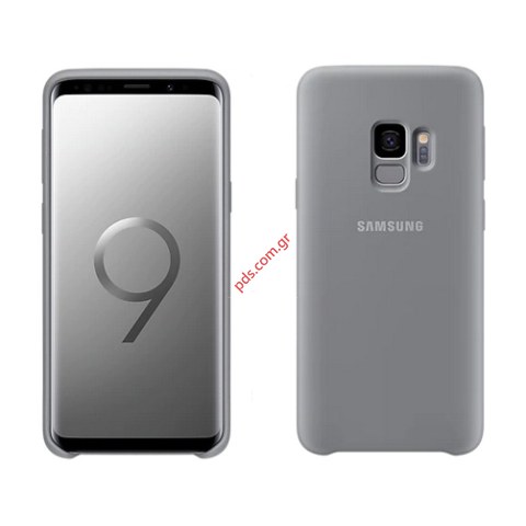 Γνήσια θήκη σιλικόνης Samsung EF-PG960TJE Galaxy S9 Grey Soft touch cover silicon σε γκρί χρώμα EU Γνήσια θήκη σιλικόνης Samsung EF-PG960TJE Galaxy S9 Grey Soft touch cover silicon σε γκρί χρώμα EU