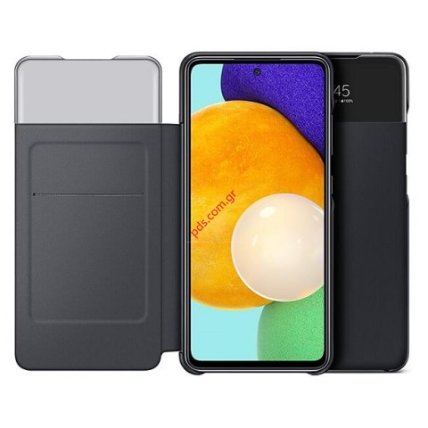 Original case book Samsung A525 Galaxy A52 Black Smart S-View Wallet cover (EF-EA525PBEGEW) Blister
