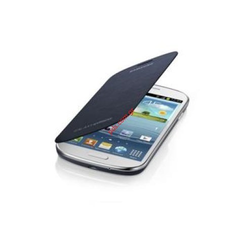Γνήσια θήκη βιβλίο Samsung Flip Galaxy Express i8730 Blue (EU Blister) EF-FI873BLE σε μπλέ χρώμα