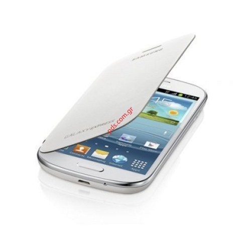 Γνήσια θήκη βιβλίο Samsung Flip Galaxy Express i8730 White (EU Blister) EF-FI873BWE σε λευκό χρώμα Γνήσια θήκη βιβλίο Samsung Flip Galaxy Express i8730 White (EU Blister) EF-FI873BWE σε λευκό χρώμα