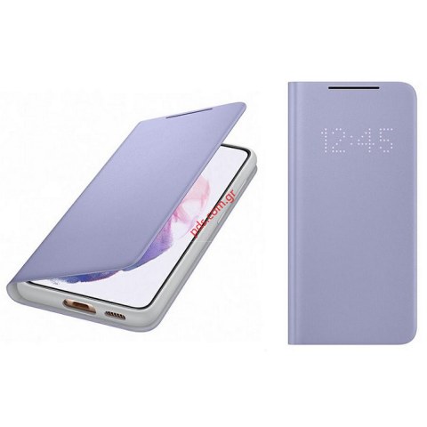 Γνήσια Θήκη βιβλίο Samsung G996 GALAXY S21+ PLUS (EF-NG966P) Violet Smart LED View σε βιολετί χρώμα Blister Γνήσια Θήκη βιβλίο Samsung G996 GALAXY S21+ PLUS (EF-NG966P) Violet Smart LED View σε βιολετί χρώμα Blister