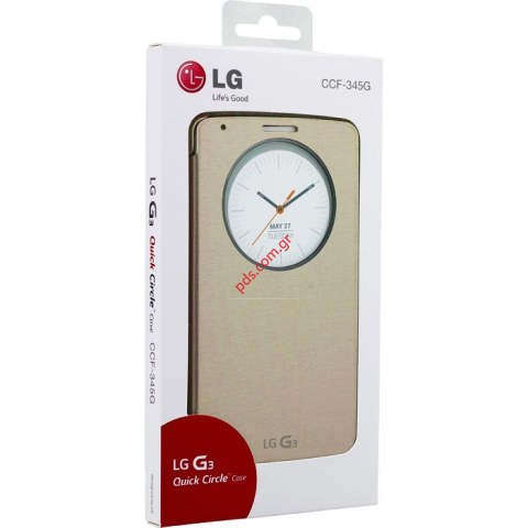 Original case LG G3 D855 CCF-345G Gold Blister