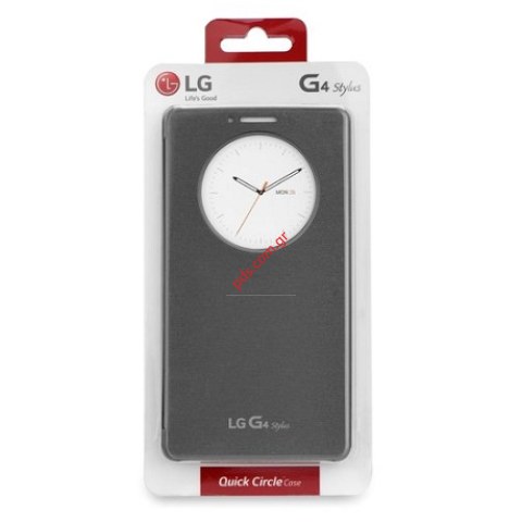 Original flip cover case LG G4 Stylus CFV-120 Grey BLISTER