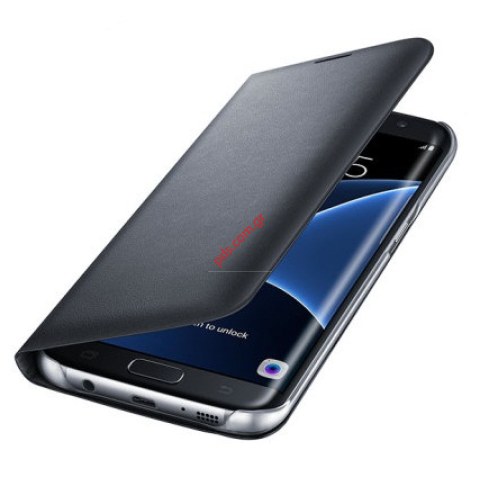 Θήκη τύπου βιβλίου Samsung Galaxy S7 G930F Black Flip Wallet Diary σε μαύρο χρώμα BOX (LIKE ORIGINAL)