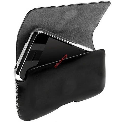 Δερμάτινη θήκη Krusell Hector Horizontal Black (3XL) CODE: 95549