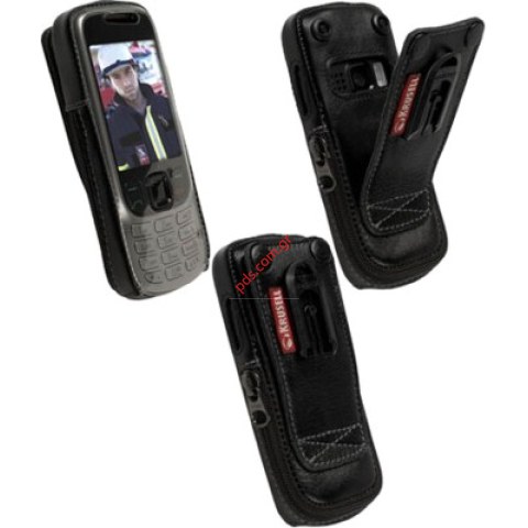 Δερμάτινη θήκη Krusell Nokia 6303 Classic με belt clip Ζώνης.