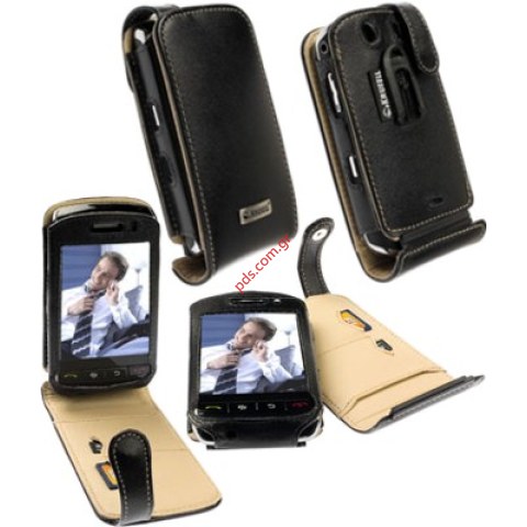 Δερμάτινη θήκη Krusell Orbit Flex (75402) για το Blackberry 9500 Storm με το κλιπ ζώνης (54116)