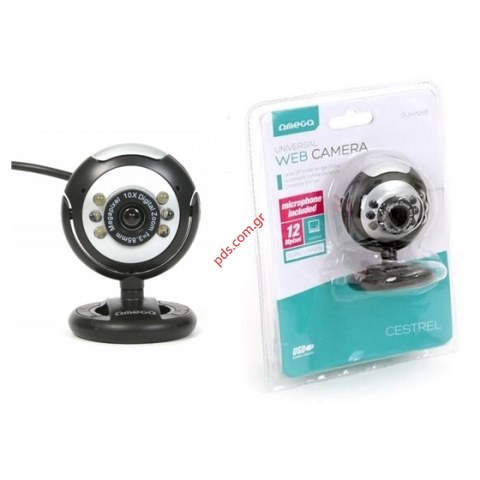 Κάμερα WEB USB Omega C12SB 12MP Zoom 10X Microfone Blister (ΔΙΑΘΕΣΙΜΟ ΑΠΟ 18/11/2020 ΚΑΙ ΜΕΤΑ)