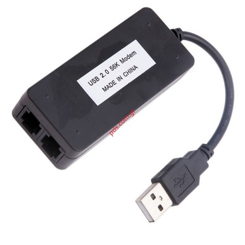 Εξωτερικό USB Fax Modem 2 Θύρες 56k Dial Up V.92/V.90 KF-UM52 (OEM) DUAL PORT Box (ΕΞΑΝΤΛΗΘΗΚΑΝ)