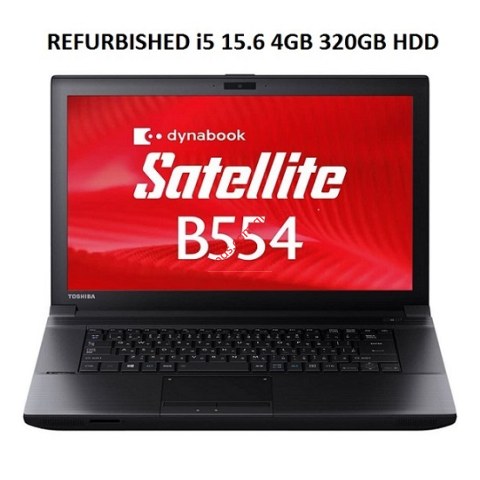 Φορητός υπολογιστής TOSHIBA B554 i5-4210M 15.6 4GB 320GB HDD DVD REF FQC Box (REFURBISHED / ΑΝΑΚΑΤΑΣΚΕΥΑΣΜΕΝΟ)