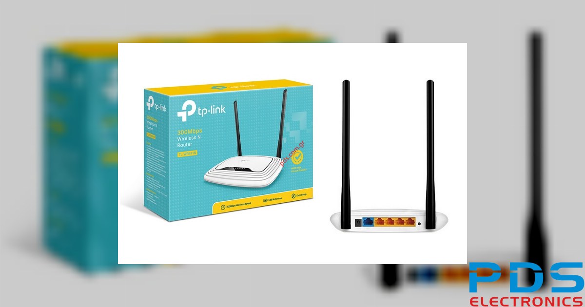 Wireless Router TP-Link TL-WR841N v14.0, 300Mbps Box | pds.com.gr