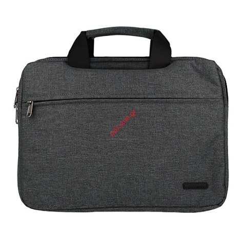 Τσάντα φορητού υπολογιστή εως 13.3 inch σε γκρί χρώμα με μαλακό και βελούδινο ύφασμα εσωτερικά, λαβή για εύκολη μεταφορά, κλειστό με φερμουάρ