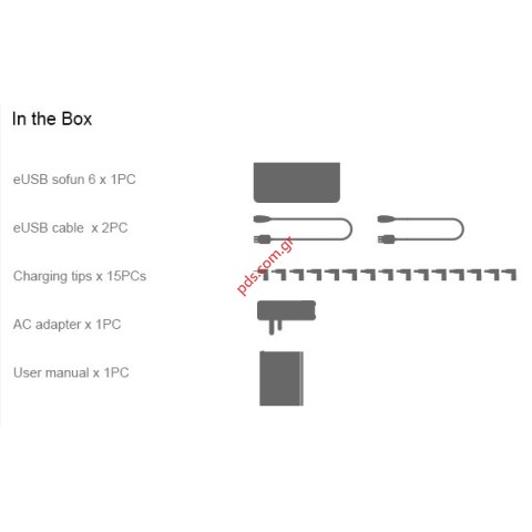 External battery pack RH-65W Lion 15600mah also for laptop, Mobile phones