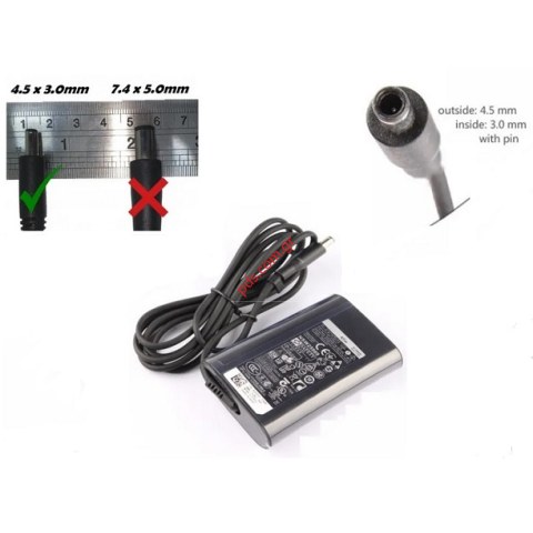Φορτιστής & Tροφοδοτικό Laptop Dell inspiror HA45NM140 3588 45W/2.31A 19.5V μαζί με το καλώδιο ρεύματος Box
