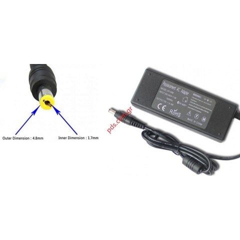 Συμβατό τροφοδοτικό ASUS SR-90W E3 19V/4.7A Netbook φορητών υπολογιστών Box