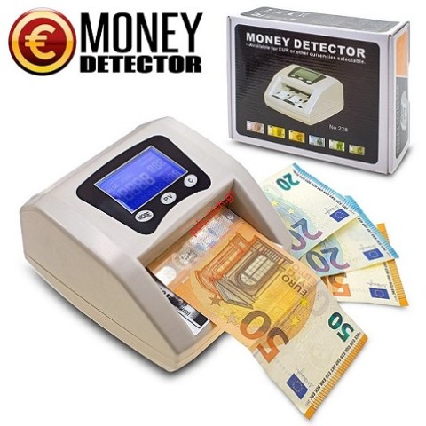 Ανιχνευτής γνησιότητας χαρτονομισμάτων ML-228 Money detector Euro