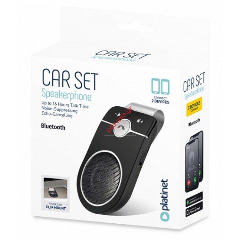Ασύρματο φορητό Bluetooth Platinet BT 45500 car set speakerphone Black Ασύρματο φορητό Bluetooth Platinet BT 45500 car set speakerphone Black