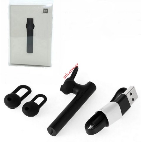 Ακουστικό Bluetooth Xiaomi Mi Headset Basic (ZBW4412GL) Black σε μαύρο χρώμα Box