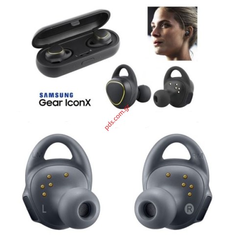 New Bluetooth handsfree Samsung Gear Icon X (2018) SM-R140 Black wireless earbuds New Bluetooth handsfree Samsung Gear Icon X (2018) SM-R140 Black wireless earbuds