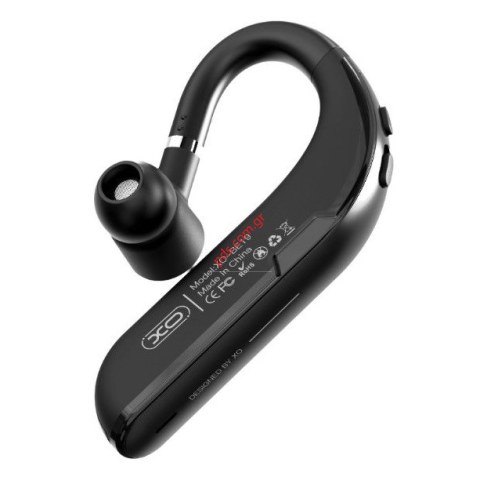 Ασύρματα ακουστικά Bluetooth XO BE19 v5.0 Black Earphone σε μαύρο χρώμα αυτιού μεγάλη αυτονομία.