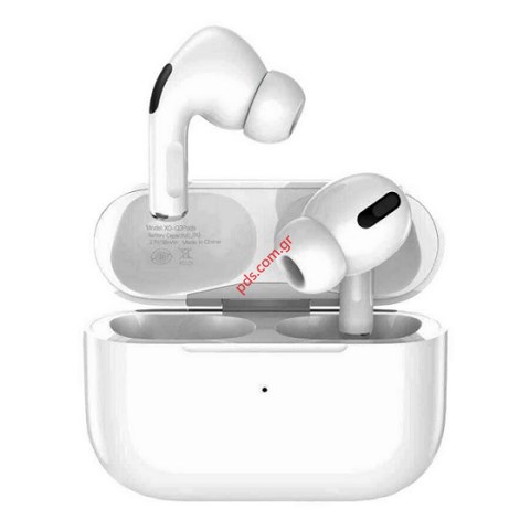 Ασύρματα ακουστικά Bluetooth XO Q3 Pods V5.3 Earbud TWS Earphones stereo White σε λευκό χρώμα (ΒΟΧ)