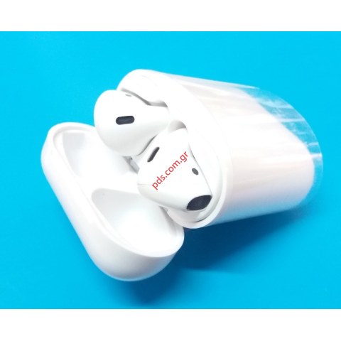 Ασύρματο ακουστικό Bluetooth TWS i60 Earpods White Headset λευκό BOX