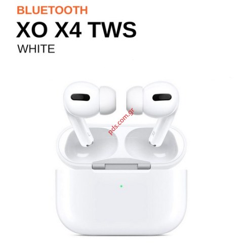 Ασύρματο ακουστικό Bluetooth XO-04 TWS White stereo Box