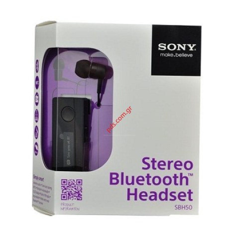 Original stereo Sony BT Headset SBH50 Black
