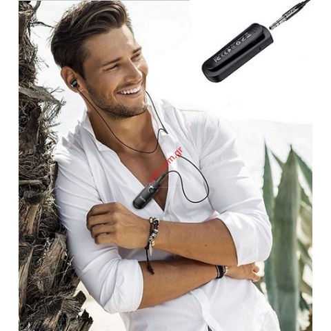 Ασύρματο Hands Free Hoco E52 Euphony Stereo Earphones με Bluetooth Transmitter V.5.0 και Πλήκτρα Ελέγχου Μαύρο BOX