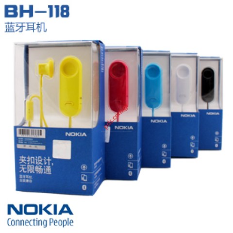 Γνήσιο ακουστικό Bluetooth Nokia BH-118 Black μαύρο με καλώδιο BOX (ΕΞΑΝΤΛΗΘΗΚΕ)