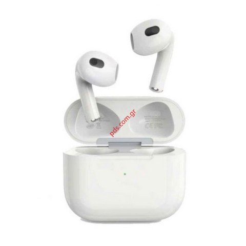 Bluetooth Headset XO Q4 Pods TWS White (4ης Γενιάς με Αισθητήρα Αυτιού Και Λειτουργία Ασύρματης Φόρτισης) Box