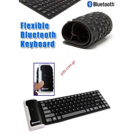 Ασύρματο εύκαμπτο πληκτρολόγιο Bluetooth Silicon Flexible keypad board  Ασύρματο εύκαμπτο πληκτρολόγιο Bluetooth Silicon Flexible keypad board