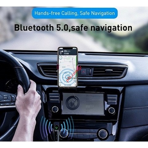 Wireless Bluetooth Baseus Car Kit Hands Free 3.5mm Jack AUX Audio Receiver Adapter